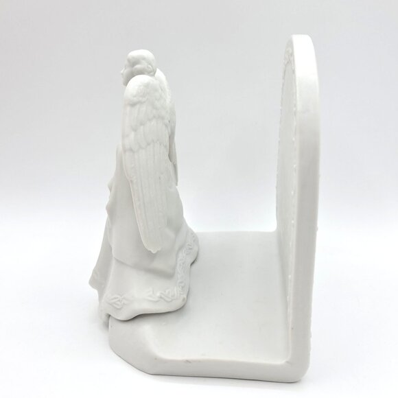 Vintage Hallmark HMK CDS Porcelain Religious Christian Angel Bible Book Holder - Picture 3 of 10